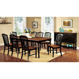 Mayville Black/Antique Oak Server - Ornate Home