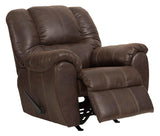 McGann Faux Leather Manual Rocker Recliner - Ornate Home