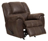 McGann Faux Leather Manual Rocker Recliner - Ornate Home