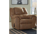 McGann Faux Leather Manual Rocker Recliner - Ornate Home