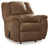 McGann Faux Leather Manual Rocker Recliner - Ornate Home