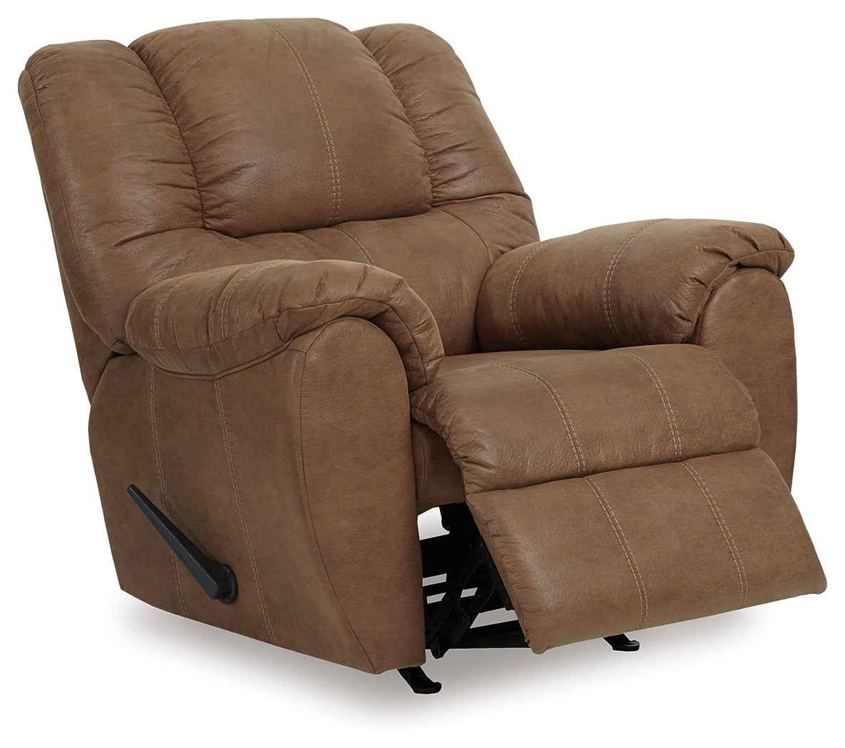 McGann Faux Leather Manual Rocker Recliner - Ornate Home