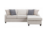 McLoughlin Cream L Shape Sectional Sofa - Ornate Home