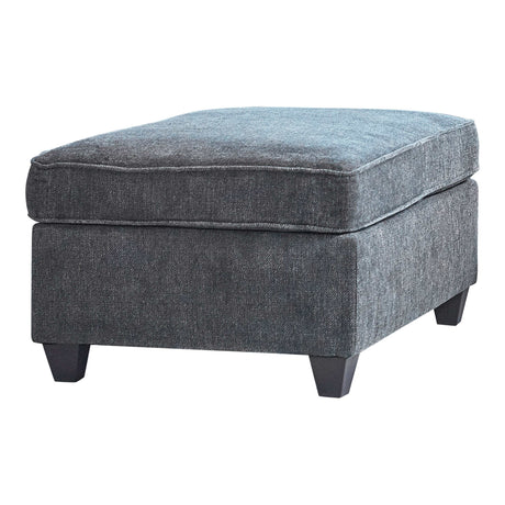 Mccord Dark Grey Ottoman - Ornate Home