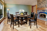 Meagan II Brown Cherry Counter Height Dining Table - Ornate Home