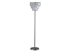 Meg Clear Floor Lamp - Ornate Home