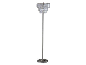Meg Clear Floor Lamp - Ornate Home