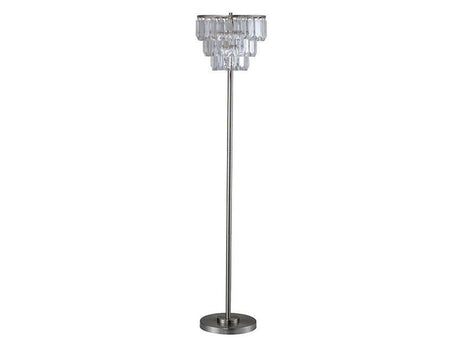 Meg Clear Floor Lamp - Ornate Home