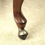 Melina Brown Cherry/Black Arm Chair - Ornate Home