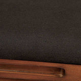 Melina Brown Cherry/Black Arm Chair - Ornate Home