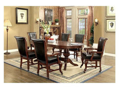 Melina Brown Cherry Game Table - Ornate Home