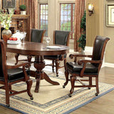 Melina Brown Cherry Game Table - Ornate Home