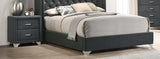 Melody Grey Eastern King Bed - Ornate Home