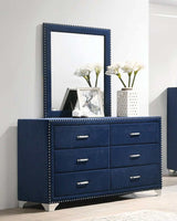 Melody Pacific Blue Dresser Mirror - Ornate Home