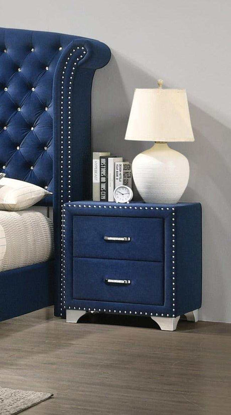 Melody Pacific Blue Nightstand - Ornate Home