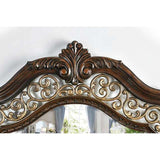 Menodora Brown Cherry California King Bed - Ornate Home