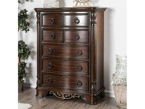 Menodora Brown Cherry Chest - Ornate Home