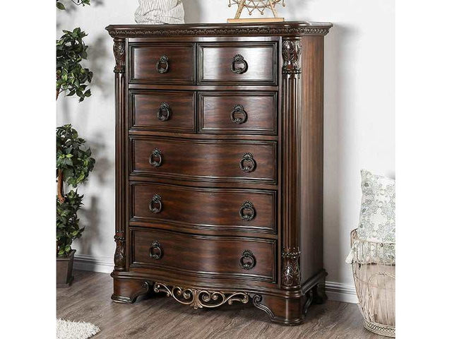 Menodora Brown Cherry Chest - Ornate Home