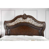 Menodora Brown Cherry Eastern King Bed - Ornate Home