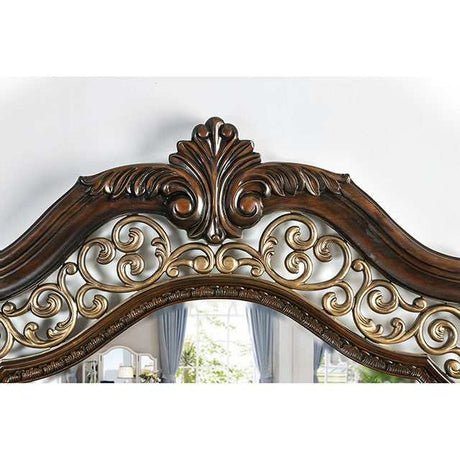 Menodora Brown Cherry Eastern King Bed - Ornate Home