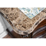 Menodora Brown Cherry Eastern King Bed - Ornate Home