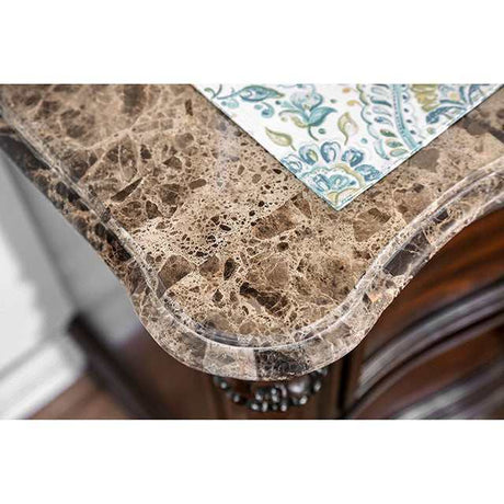 Menodora Brown Cherry Eastern King Bed - Ornate Home