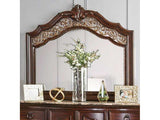 Menodora Brown Cherry Mirror - Ornate Home