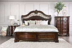 Menodora Brown Cherry Nightstand - Ornate Home