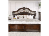 Menodora Brown Cherry Queen Bed - Ornate Home