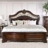 Menodora Brown Cherry Queen Bed - Ornate Home