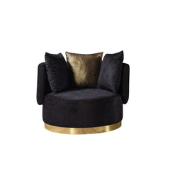 Michelle Black Velvet Chair - Ornate Home
