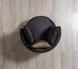 Michelle Black Velvet Chair - Ornate Home