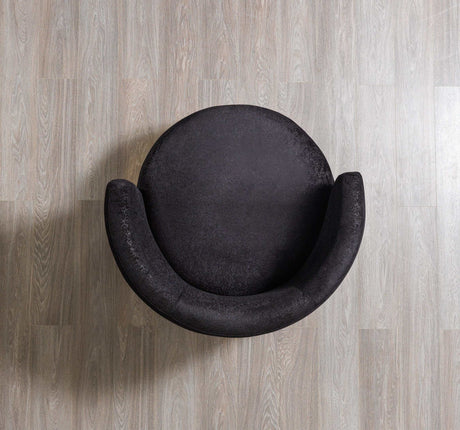 Michelle Black Velvet Chair - Ornate Home