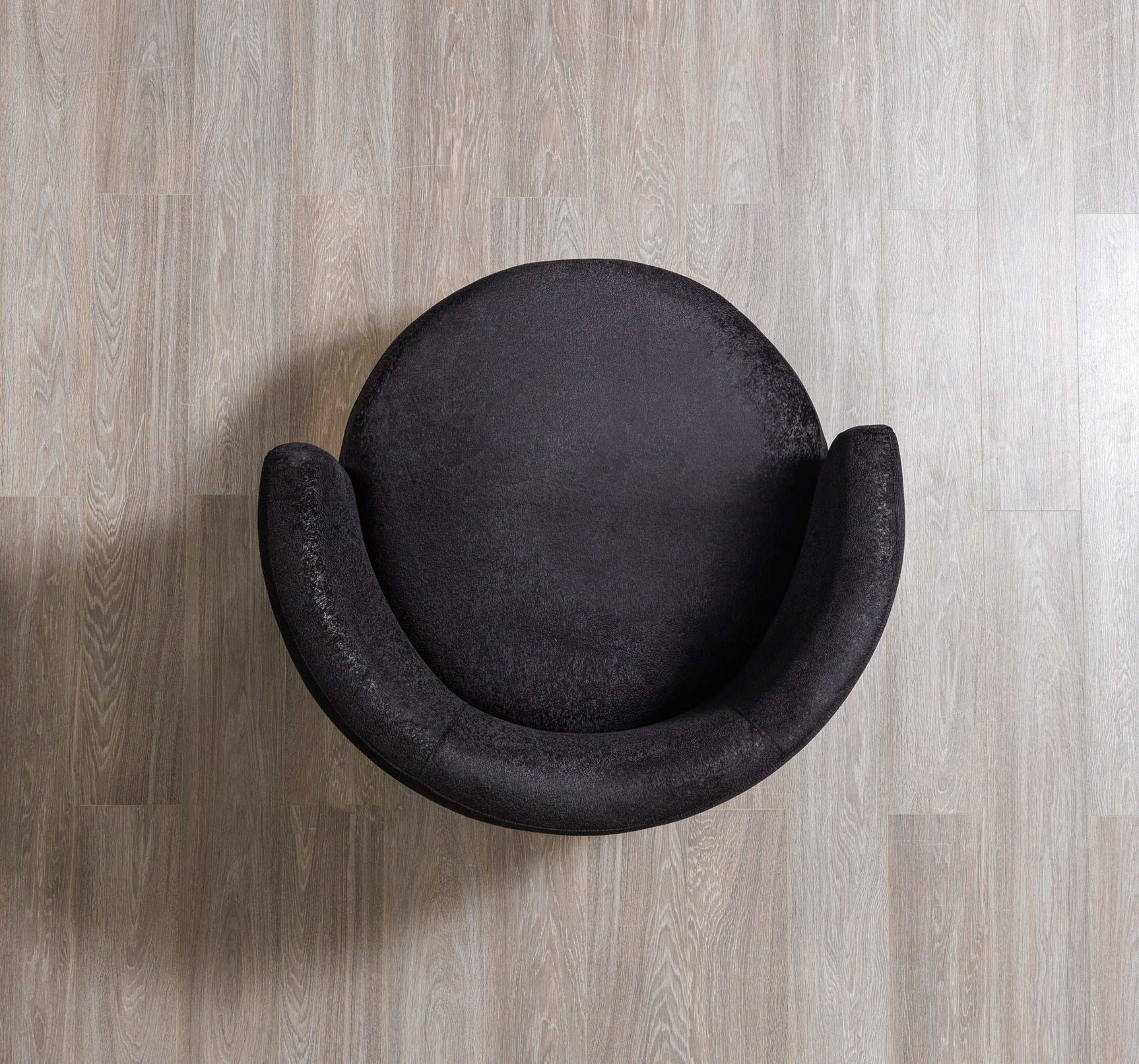 Michelle Black Velvet Curved Sectional - Ornate Home