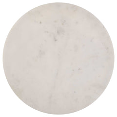 Miguel White Marble / Black Coffee Table - Ornate Home