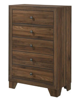 Millie Cherry Brown Panel Bedroom Sets - Ornate Home