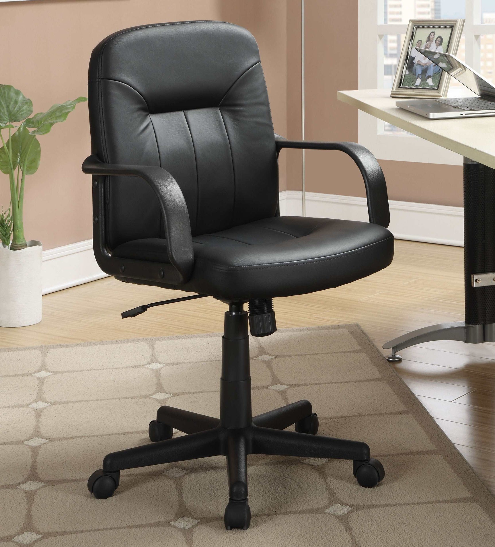 Minato Black Office Chair - Ornate Home