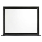 Miranda Black Eastern King Bed 5 Pc Set - Ornate Home