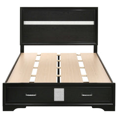Miranda Black Full Bed 5 Pc Set - Ornate Home