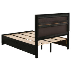 Miranda Black Full Bed 5 Pc Set - Ornate Home