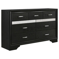 Miranda Black Twin Bed 3 Pc Set - Ornate Home