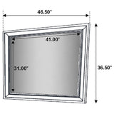 Miranda White California King Bed 5 Pc Set - Ornate Home