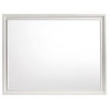 Miranda White Eastern King Bed 5 Pc Set - Ornate Home