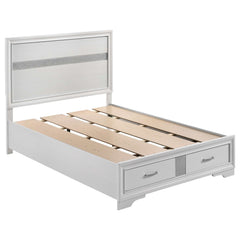 Miranda White Full Bed 4 Pc Set - Ornate Home