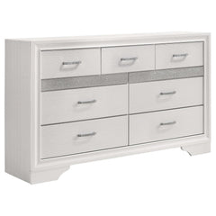 Miranda White Full Bed 4 Pc Set - Ornate Home