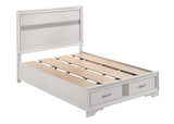 Miranda White Full Storage Bed - Ornate Home