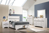 Miranda White Full Storage Bed - Ornate Home