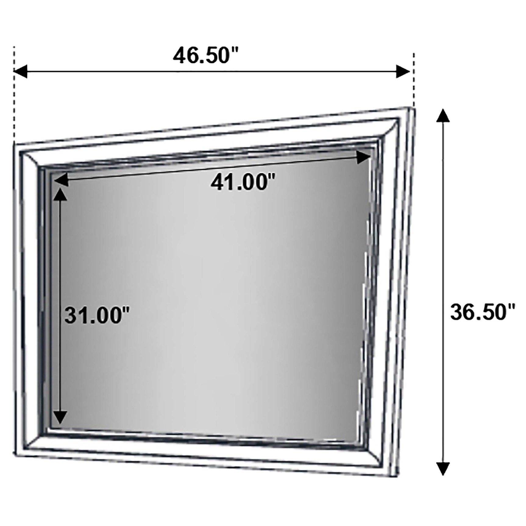 Miranda White Queen Bed 4 Pc Set - Ornate Home