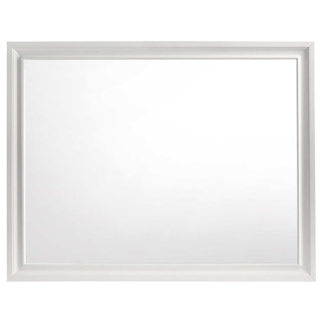 Miranda White Twin Bed 4 Pc Set - Ornate Home