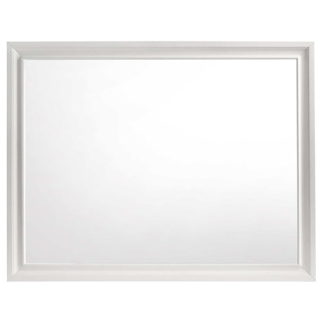 Miranda White Twin Bed 5 Pc Set - Ornate Home